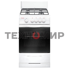 Плита газовая Gefest ПГ 3200-08 белый, конфорок 4 шт, духовка 42 л, 50 см x 85 см x 53 см