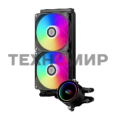 Система охлаждения PCCooler DA240 ARGb черный 120мм алюминий+медь 1800rpm 33.8db 3-pin 300W