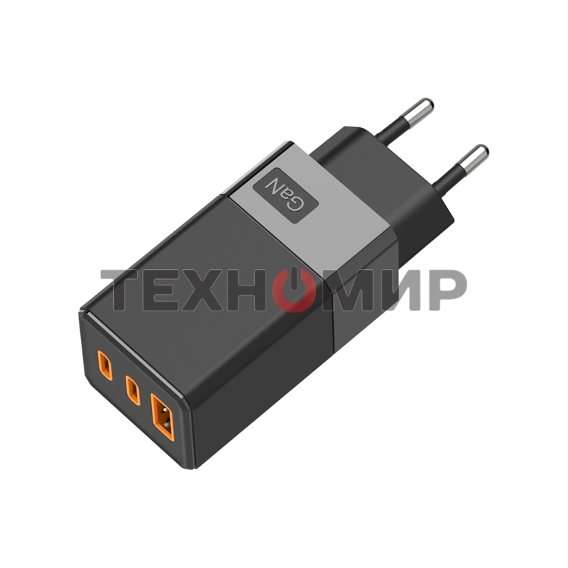 Сетевое зарядное устройство Rexant USB-A и 2 USB-C, 65Вт