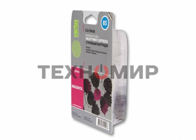 Картридж струйный Cactus CS-C9426 пурпурный для №85 HP DJ 30/130 (29мл)