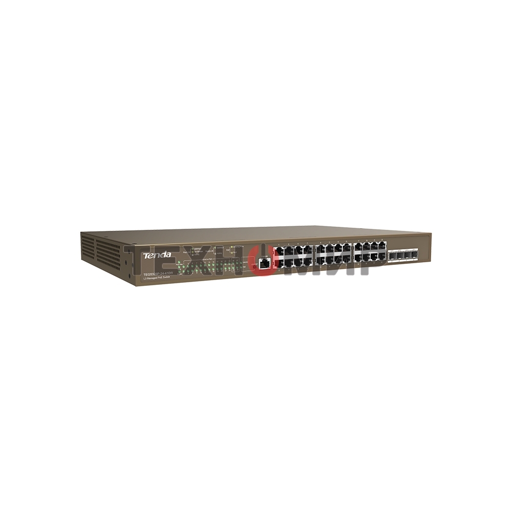 Коммутатор 24PORT 1000M POE 4SFP G5328P-24-410W IP-COM