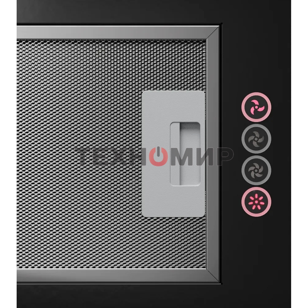 Вытяжка встраиваемая Kuppersberg Intouch 60 B черный, 54 см, 650 куб. м/ч, 41 дБ