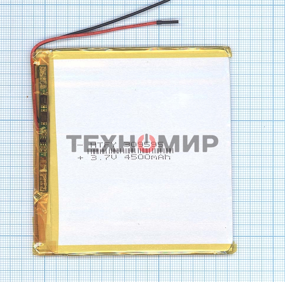 Аккумулятор Li-Pol (батарея) 3x95x95мм 2pin 3.7V/4500mAh
