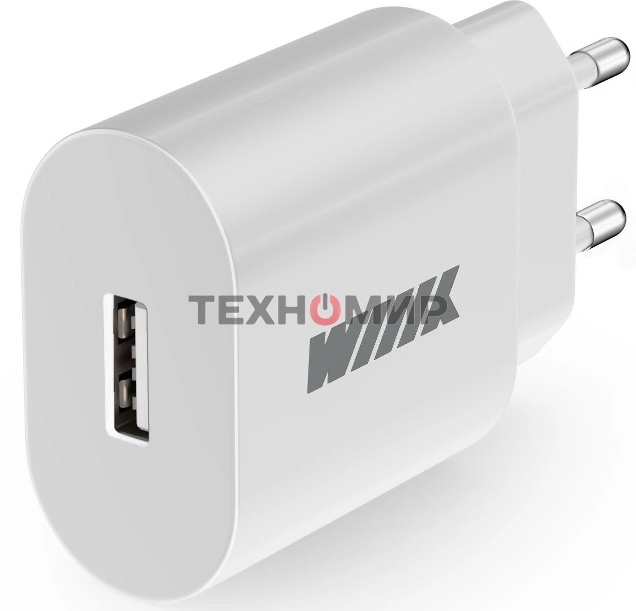 Сетевое зарядное устройство Wiiix UNN-4-1-01-QC-W 18W 3A (QC) USB универсальное белый