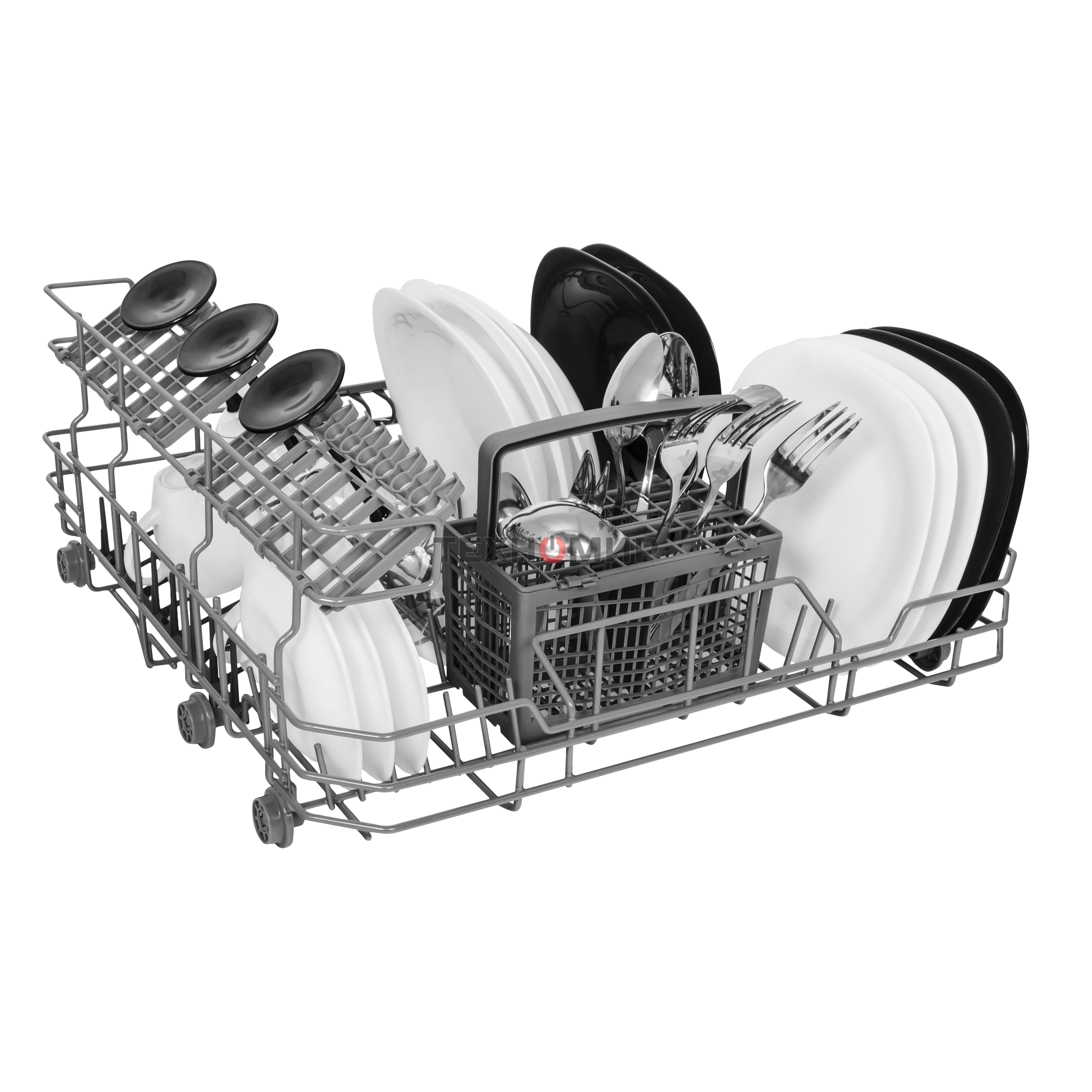 Встраиваемая посудомоечная машина Maunfeld MLP-06DW, белый, 44.8 см, 6 компл., 49 дБ, класс A+