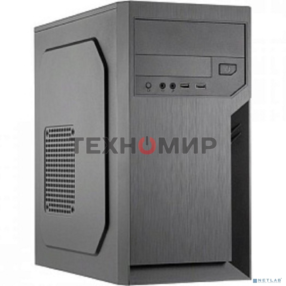Компьютерный корпус с блоком питания 500Вт./Case Foxline FL-702, mATX, 1x5.25EXT, 1x3.5EXT, 2x3.5INT, 2xUSB 2.0, HDA, w/o FAN, w/500W ATX PSU, w/1.2m EU pwr cord
