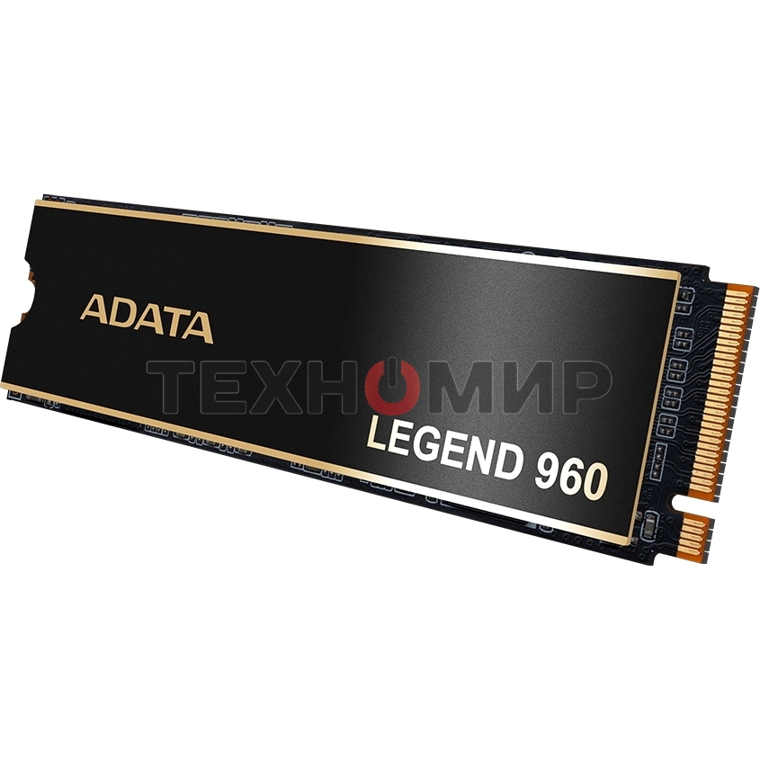 Накопитель SSD ADATA LEGEND 960, 4Tb, PCIe 4.0 x4, M.2 2280, NVMe, R/W 7400/6800, с радиатором