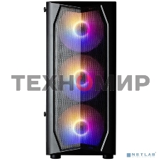 Компьютерный корпус MidiTower Zalman N4 black (ATX,Window, 6xRGb fan, USB 2.0 x2, USB 3.0x1, без БП) (N4 rev.1)