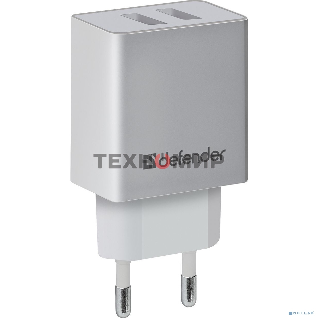 Сетевой адаптер Defender 2xUSB, 2.1А, белый (UPA-22)
