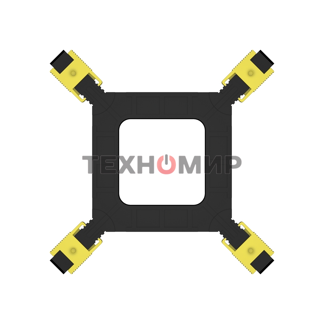 Кулер для процессора PCCooler R95S-I черный 92мм алюминий 2600rpm 31.1db 4-pin 95W