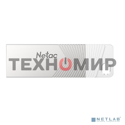 Флешка USB Netac UM1 (NT03UM1N-016G-32PN), 16Gb, USB 3.2, R/W 150/45, серебристый
