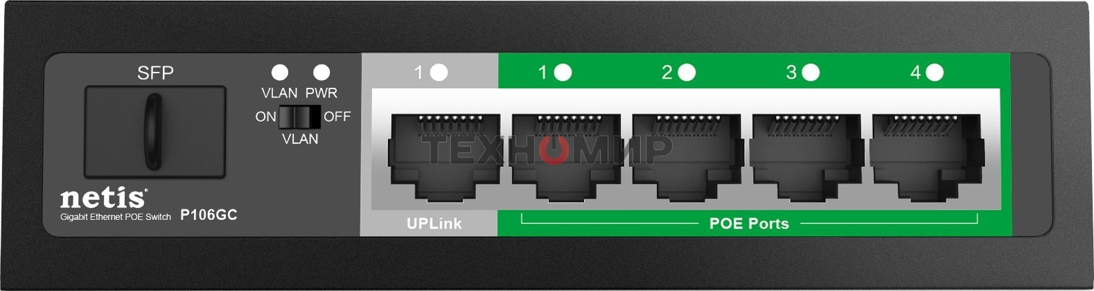 Коммутатор Netis P106GC