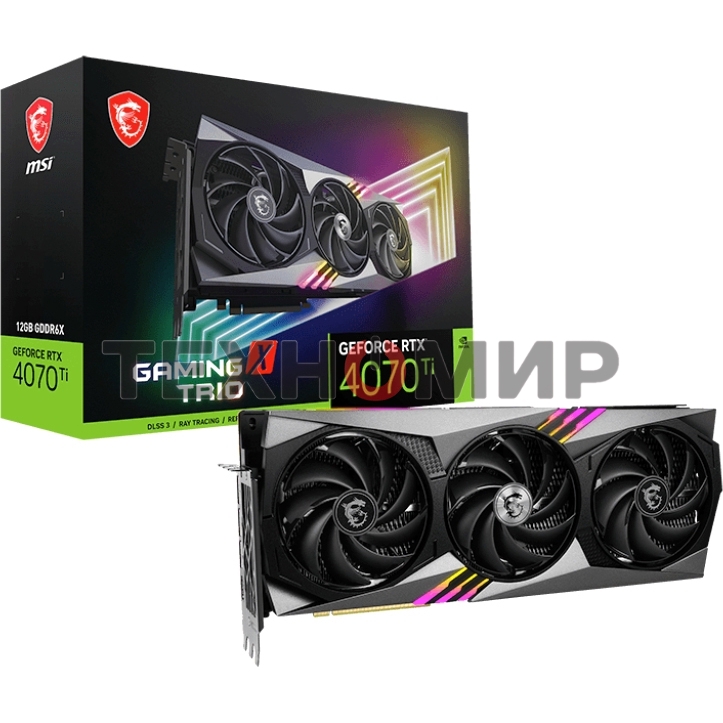 Видеокарта GeForce RTX 4070 Ti GAMING X TRIO 12G