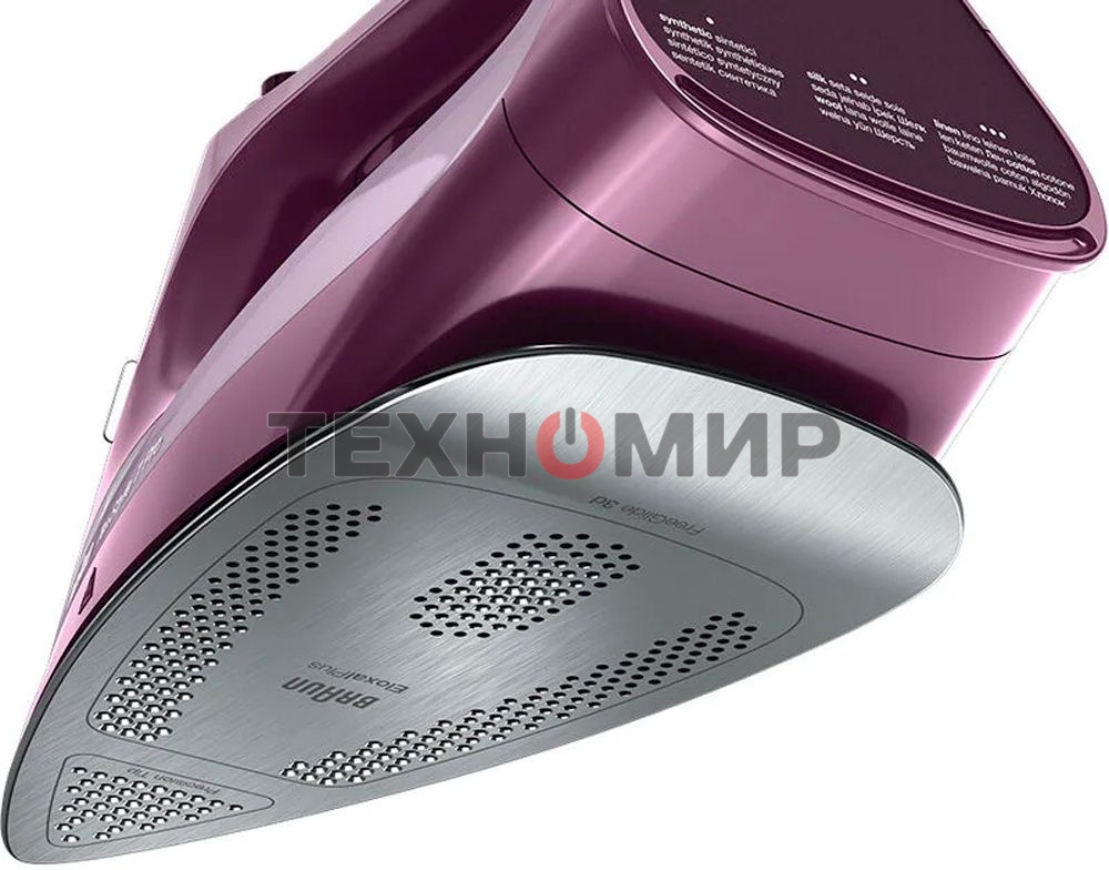 Утюг Braun SI7181VI сиреневый/фиолетовый, 3100 Вт, 50 г/мин, 230 г/мин, 300 мл