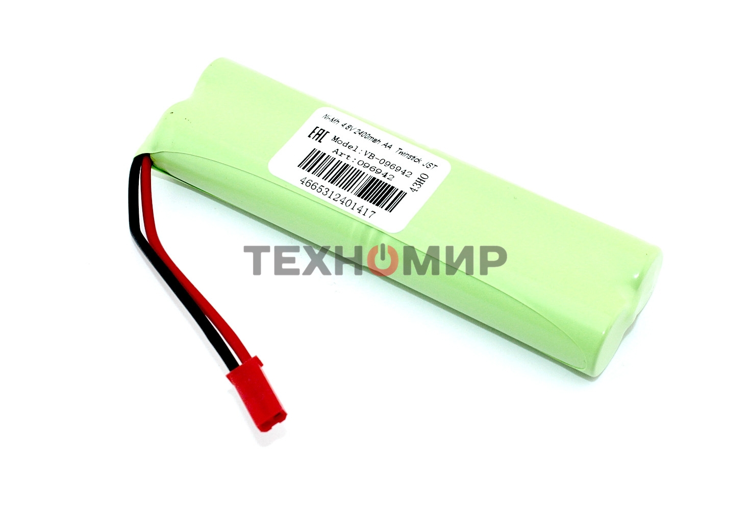 Аккумулятор Ni-Mh 4.8V 2400 mAh AA Twinstick разъем JST