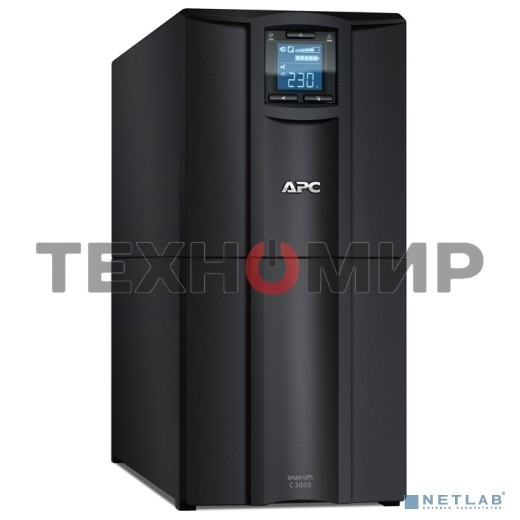 Источник бесперебойного питания APC Smart-UPS C SMC3000I 2100Вт 3000ВА черный