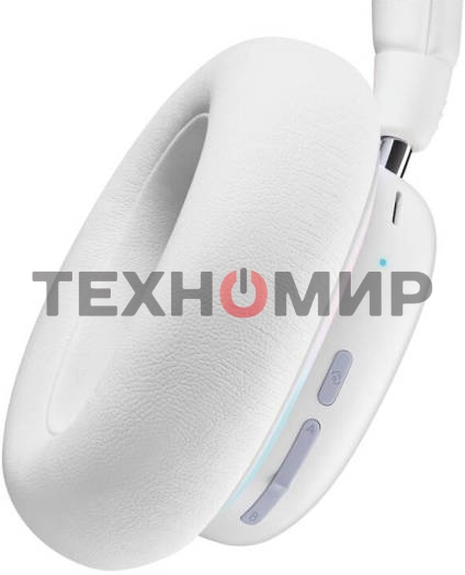 Наушники LOGITECH G733 беспроводные игровые белые (USB, 2,4 ГГц, PRO-G 40 мм, RGB подсветка, 981-000886/981-000883)