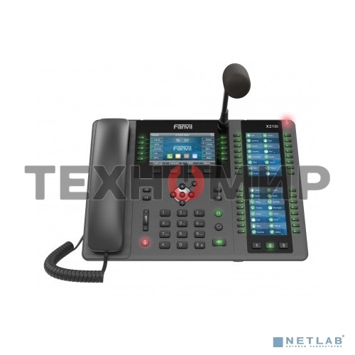 Телефон IP Fanvil X210i IP телефон 20 линий, внешний микрофон, цветной экран 4.3