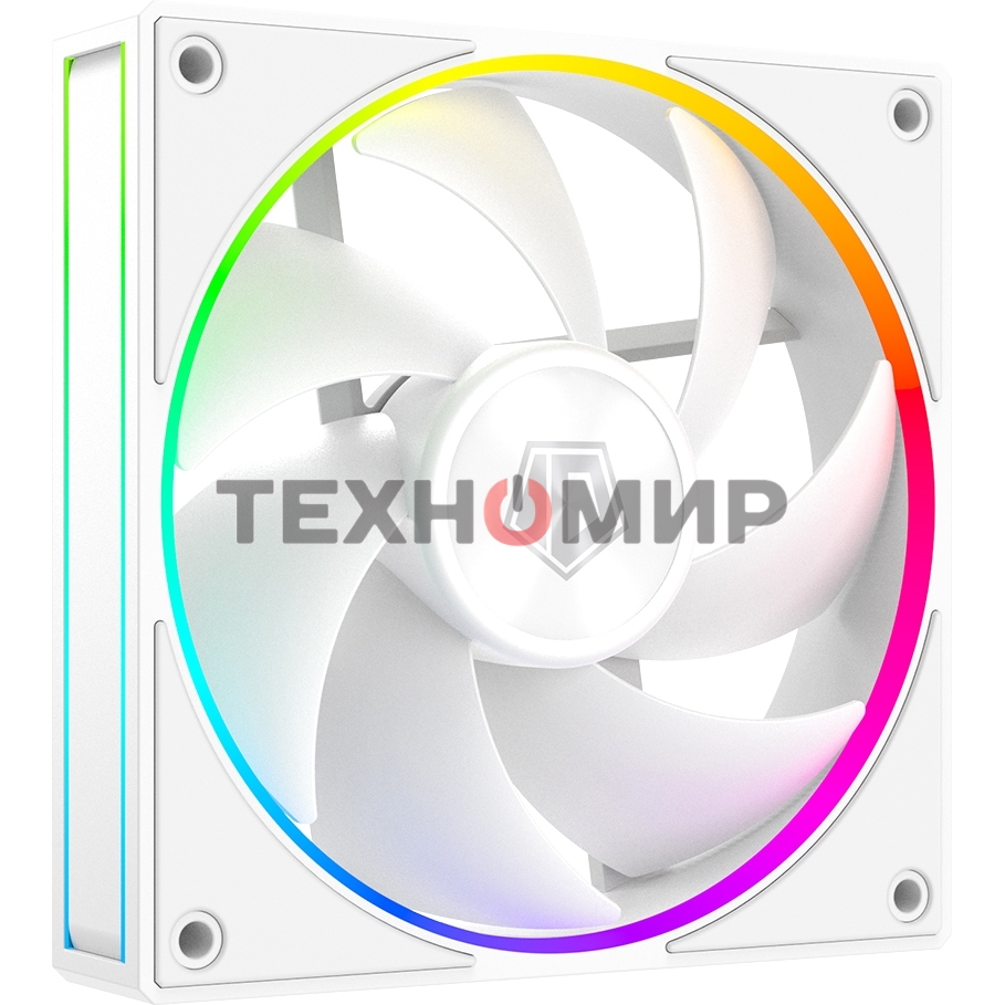 Вентилятор для корпуса ID-Cooling AF-127-ARGb-W белый, 120 мм, 2000 об/мин, 29.9 дБ, 4 pin
