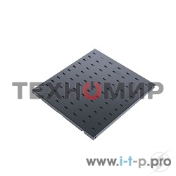 Полка перфорированная, глубина 580 мм, черный (СВ-58-9005)