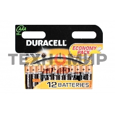 Батарейка Duracell LR03-12BL BASIC AAA (12 шт. в уп-ке)