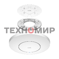 Точка доступа Cudy AC1200 Dual Band Gigabit Ceiling Mount Access Point, MT7621DAN+MT7613B+MT7603E, 867Mbps at 5GHz + 300Mbps at 2.4GHz, 1 x GbE RJ45 Port, Support 12V DC or 802.3af PoE or Passive PoE, Internal Antennas, 48V passive PoE adapter included, C