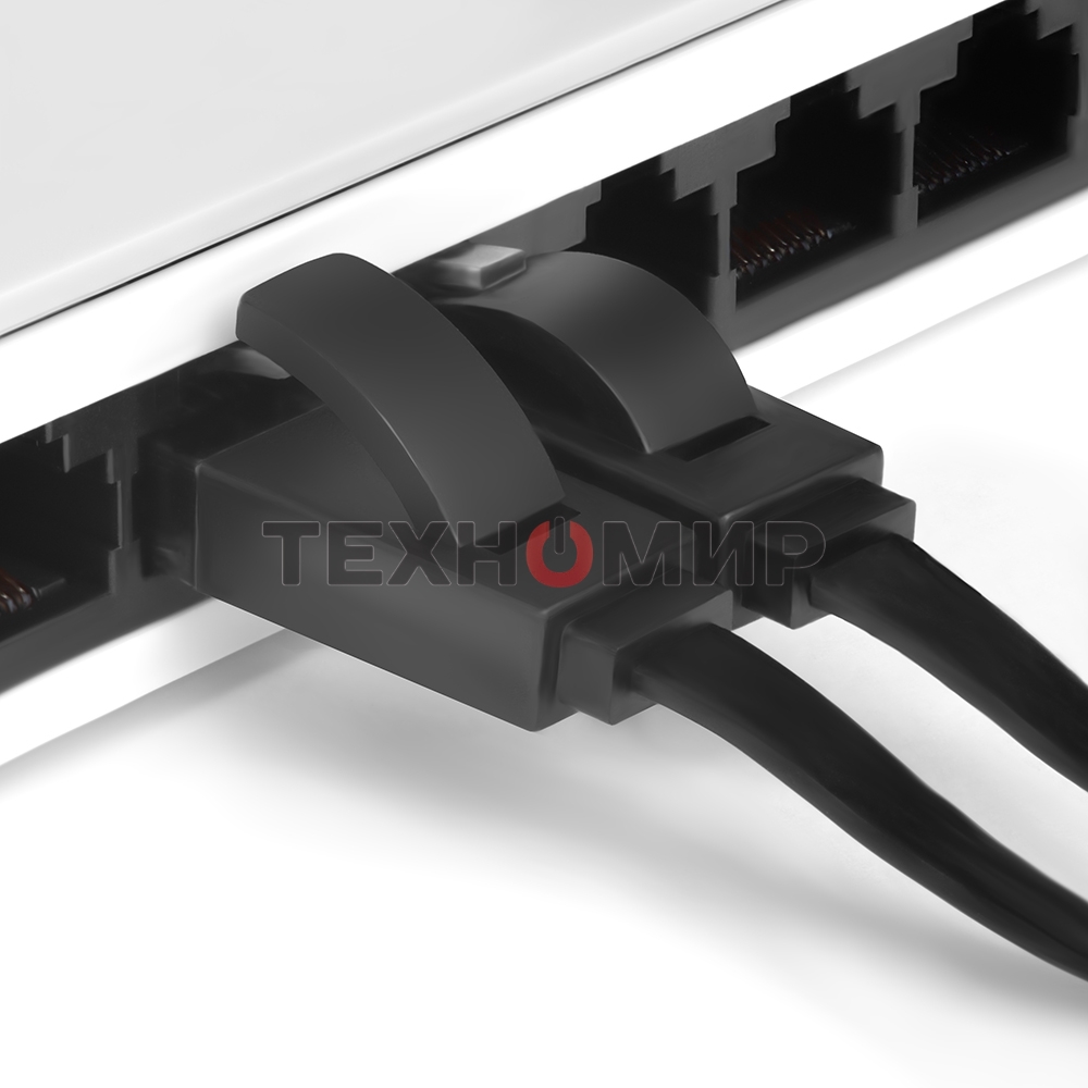 Патч-корд Greenconnect плоский прямой PROF 15.0m UTP медь, cat.6, черный, позолоченные контакты, 30 AWG, Premium ethernet high speed 10 Гбит/с, RJ45, T568B (GCR-LNC616-15.0m)