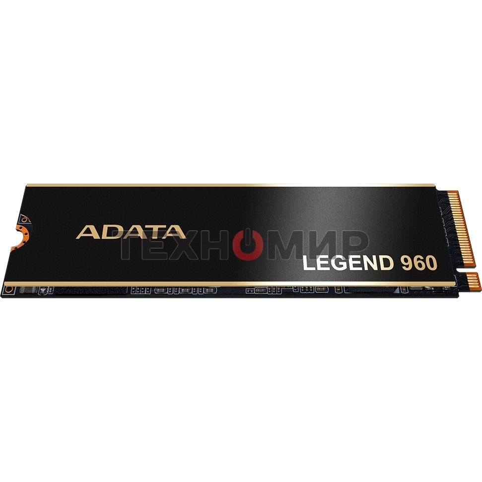 Накопитель SSD ADATA LEGEND 960, 4Tb, PCIe 4.0 x4, M.2 2280, NVMe, R/W 7400/6800, с радиатором