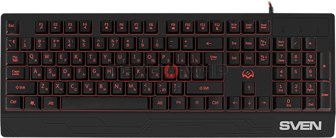 Клавиатура Sven KB-G8300 проводная, USB Type-A, чёрный