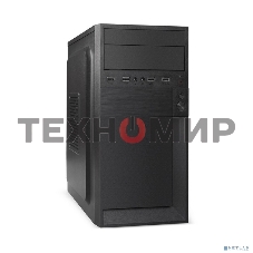 Компьютерный корпус Minitower ExeGate EX291139RUS BAA-105-01 (mATX, без БП, 2*USB, аудио, черный)