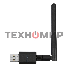 Адаптер USB Buro Bluetooth 4.0+EDR class 1 100м черный