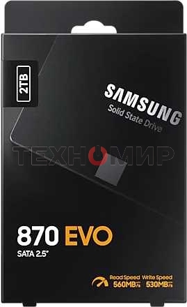 Накопитель SSD Samsung 870 EVO, 2Tb, SATA III, 2.5