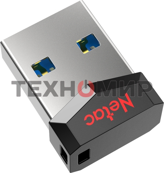 Флешка USB Netac UM81 (NT03UM81N-032G-20BK), 32Gb, USB 2.0, R/W 30/10, черный/красный