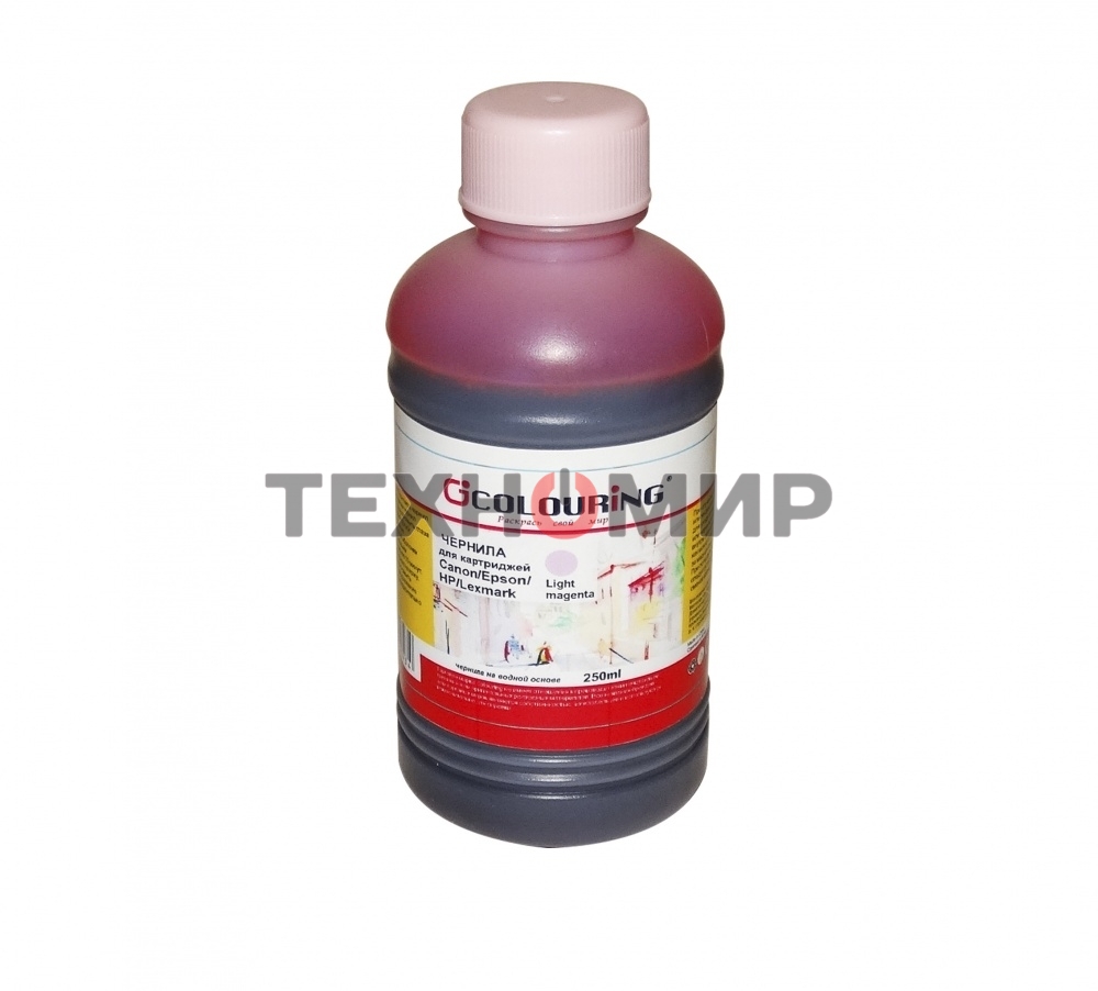 Чернила Colouring для принтеров Canon/Epson/HP/Lexmark Light magenta 250 мл водн U