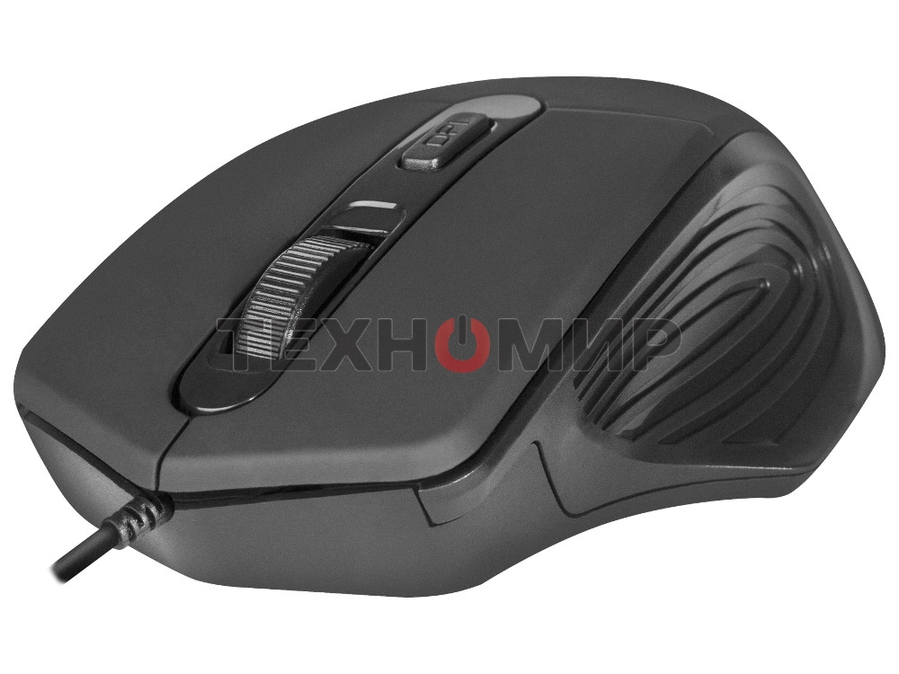 Мышь проводная Defender Datum MB-347 черный, 1600 dpi, USB, кнопки - 4