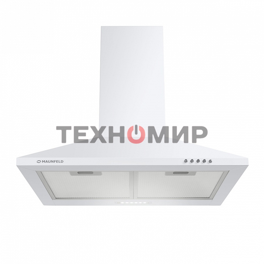 Вытяжка купольная Maunfeld Cork 60, белый, 60 см, 620 куб. м/ч, 47 дБ