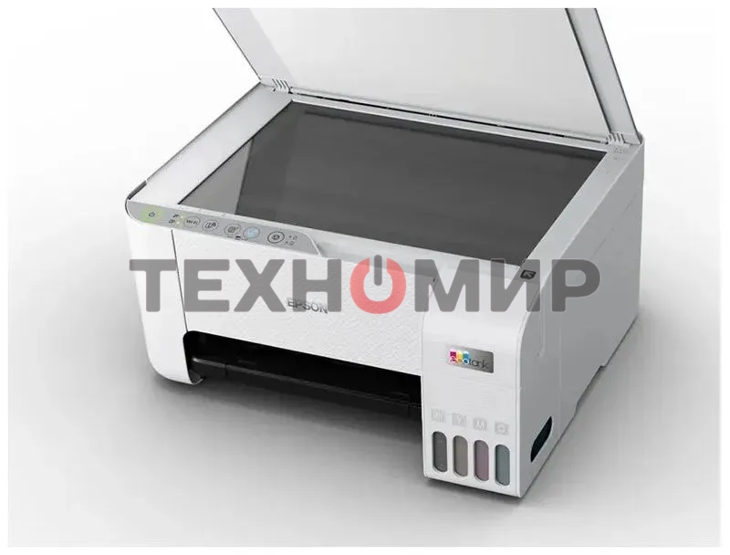 МФУ струйное Epson L3256 (C11CJ67407/C11CJ67414/C11CJ67421/C11CJ67519/C11CJ67504/C11CJ67524/C11CJ67516), A4 цветное, печ. до 10 стр/мин. (ч/б) до 5 стр/мин. (цвет), 1440 x 5760 dpi (печать) 1200x2400dpi (скан.), USB, Wi-Fi