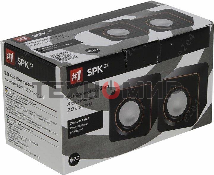Акустическая система Defender SPK 33 (2.0,5 Вт, питание от USB)