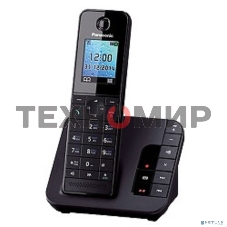 Телефон беспроводной (DECT) Panasonic KX-TGH220RUB черный АОН, Caller ID, 
