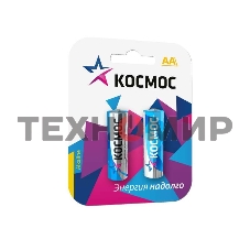 Элемент питания Космос алкалиновый LR LR6 BP-2 (блист.2шт)