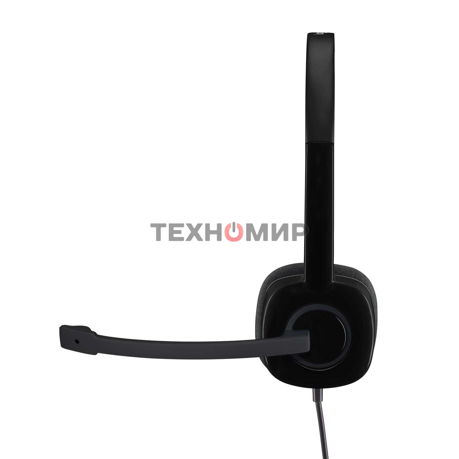 Гарнитура проводная Logitech Headset H151 Stereo черный