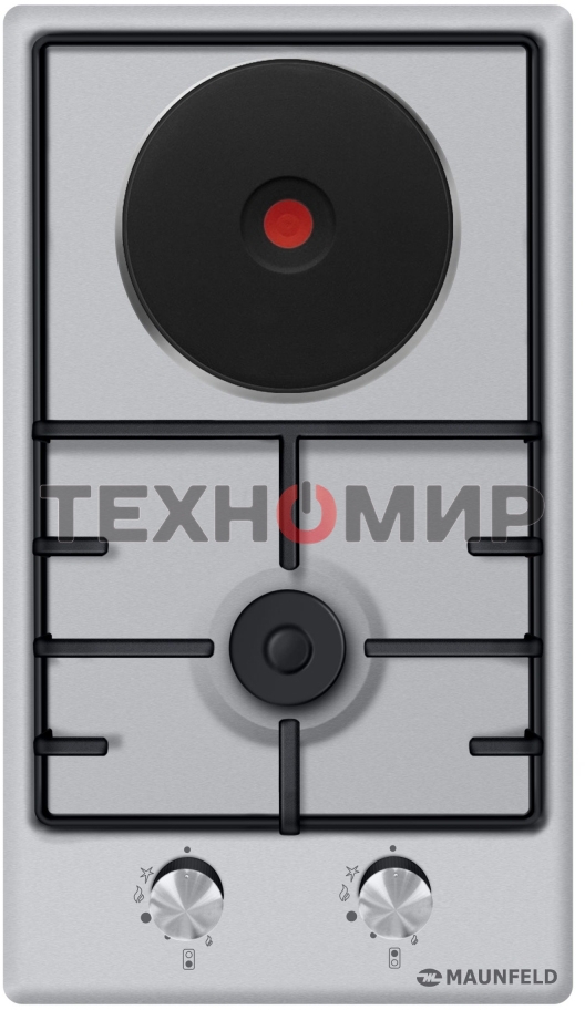 Комбинированная варочная панель (электрическая+газовая) Maunfeld EEHS.32.3ES.KG