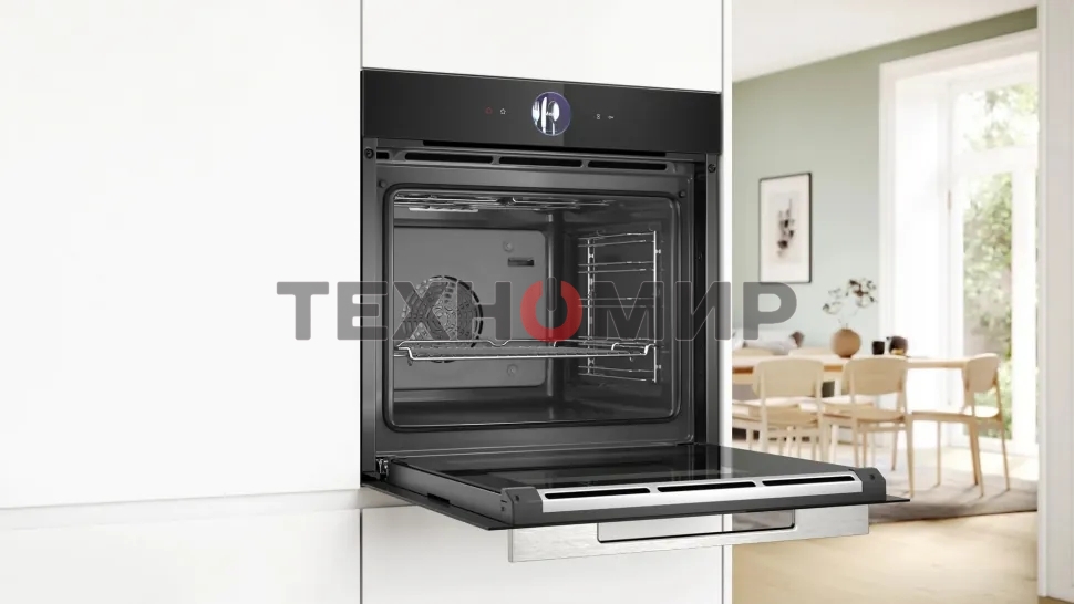 Духовой шкаф электрический Bosch HBG7361B1 черный