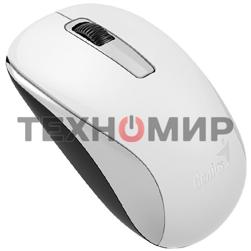 Мышь беспроводная Genius NX-7005 белый, 1200 dpi, радиоканал, USB, кнопки - 3