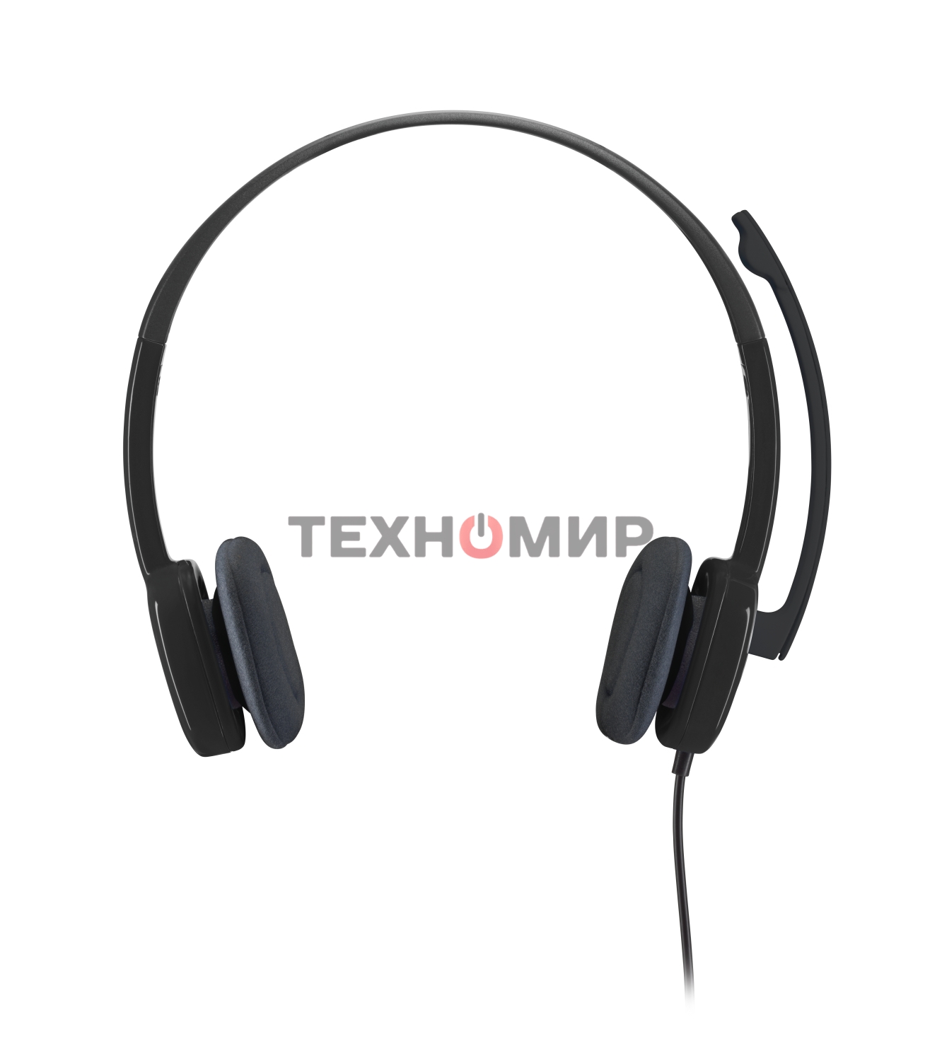 Гарнитура проводная Logitech Headset H151 Stereo черный