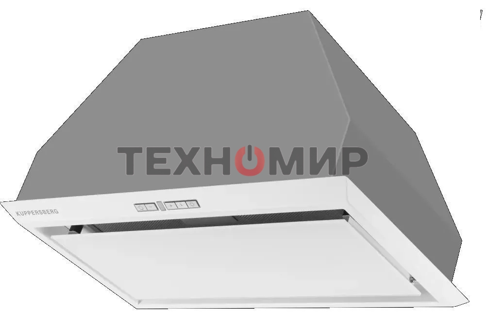 Вытяжка встраиваемая Kuppersberg Intro 60 White белый, 60 см, 1500 куб. м/ч, 43 дБ