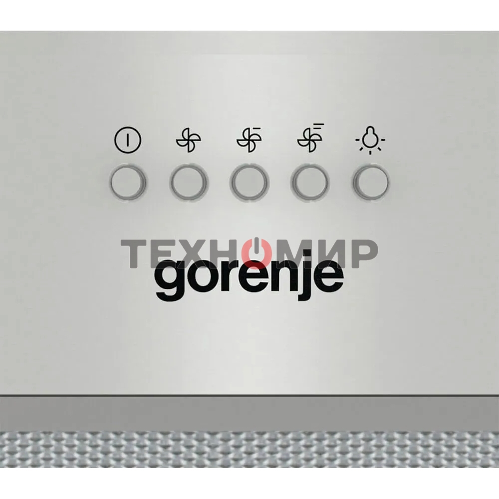 Вытяжка встраиваемая Gorenje BHI526E6X нержавеющая сталь, 52 см, 677 куб. м/ч, 61 дБ