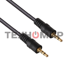 Кабель аудио Exegate 3.5мм Jack M - 3.5мм Jack M 2м позолоченные разъемы
