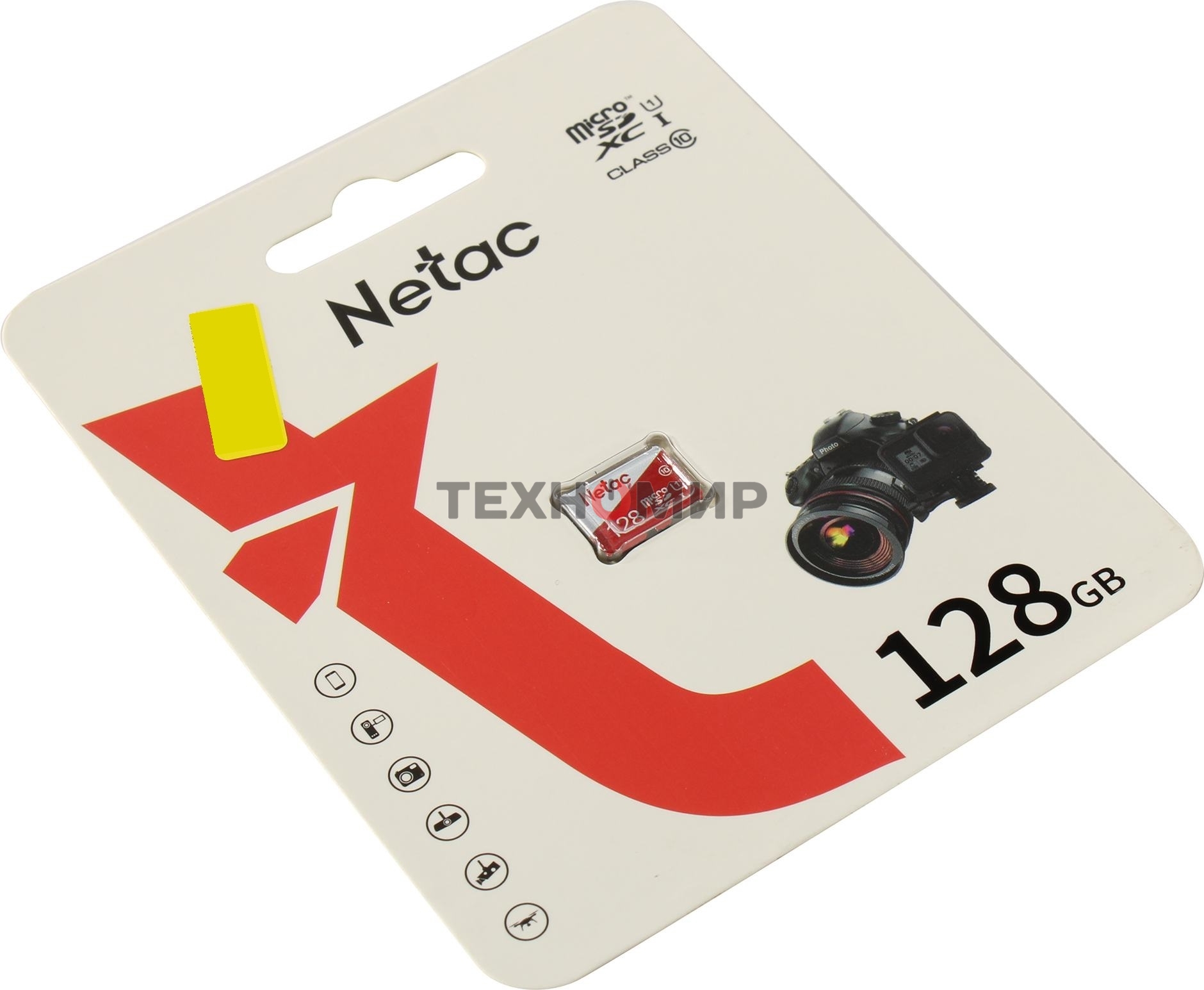 Флеш карта microSDHC 128Gb Netac P500 ECO NT02P500ECO-128G-S (без SD адаптера)