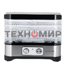 Сушилка для овощей и фруктов Galaxy Line GL 2639, черный с серебристым, с механическим управлением, 500 вт